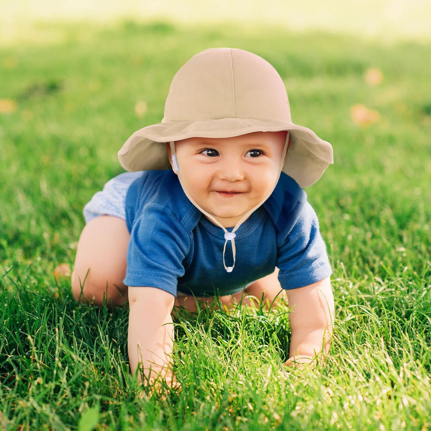 Sun Hat Baby Toddler Kids 50+ UPF Sun Protective Wide Brim Bucket Hat