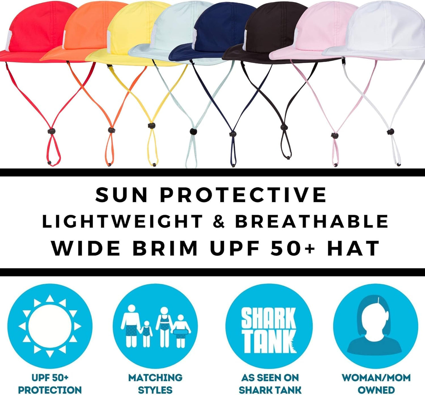 Wide Brim Sun Hat | UPF 50+ Protection for Baby, Toddler, and Kids